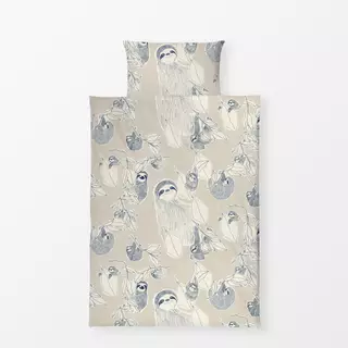 Bettwäsche Lazy Sloths beige