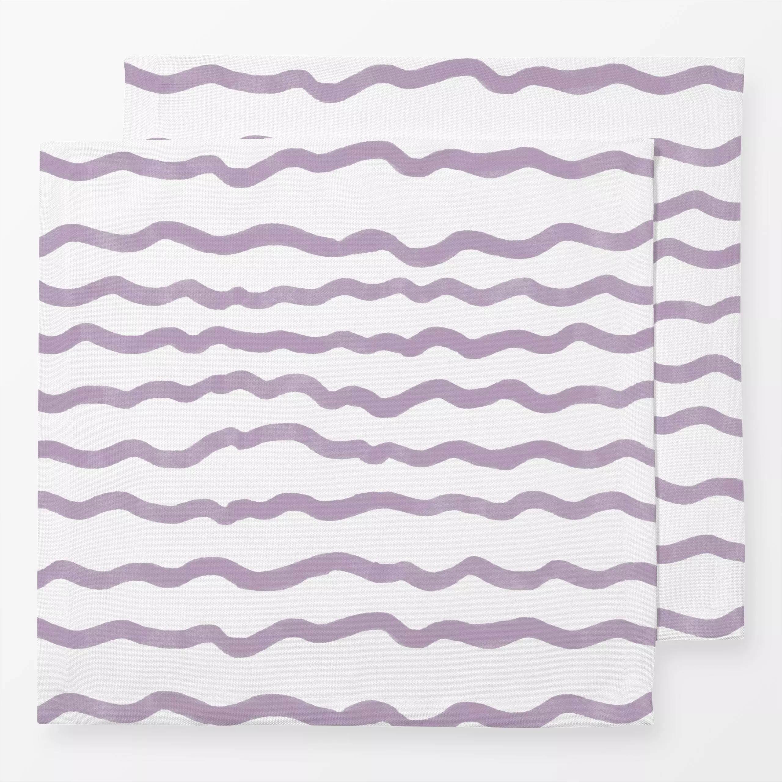 Servietten Oster Wellen rosa - Symbole & Muster - von „Jana Driver"; Linien, rosa, wellen, Ostern, Weiss, Streifenmuster