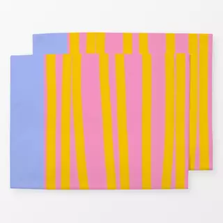 Tischset Bunte Sommer Streifenliebe