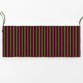 Bankauflage Classy Stripes olive burgundy