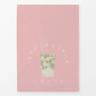 Geschirrtücher Iced Matcha Latte Pink