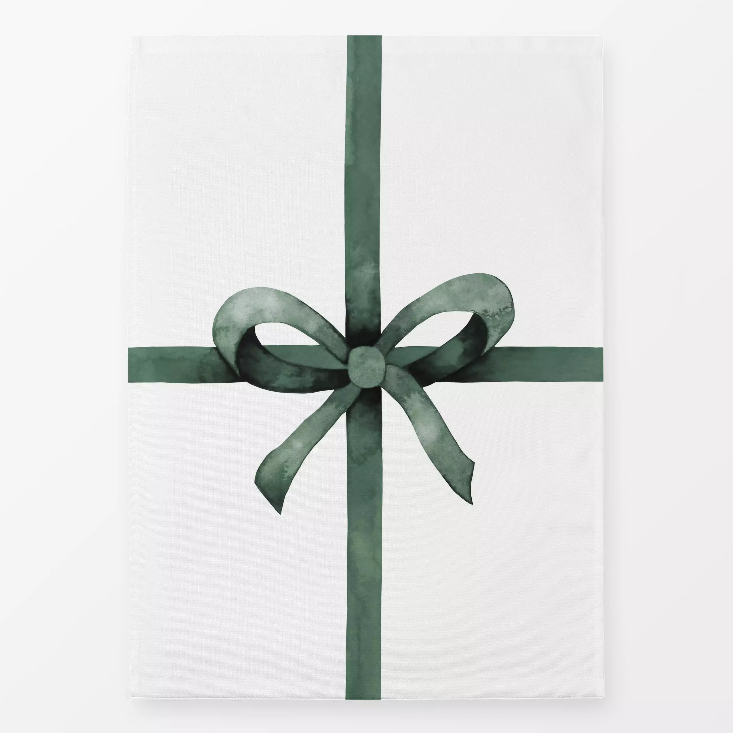 Geschirrtücher Geschenkband Schleife grün - Weihnachten, Anlässe - von „Karen Menzenbach"; Geburtstag, Weihnachten, Geschenk...