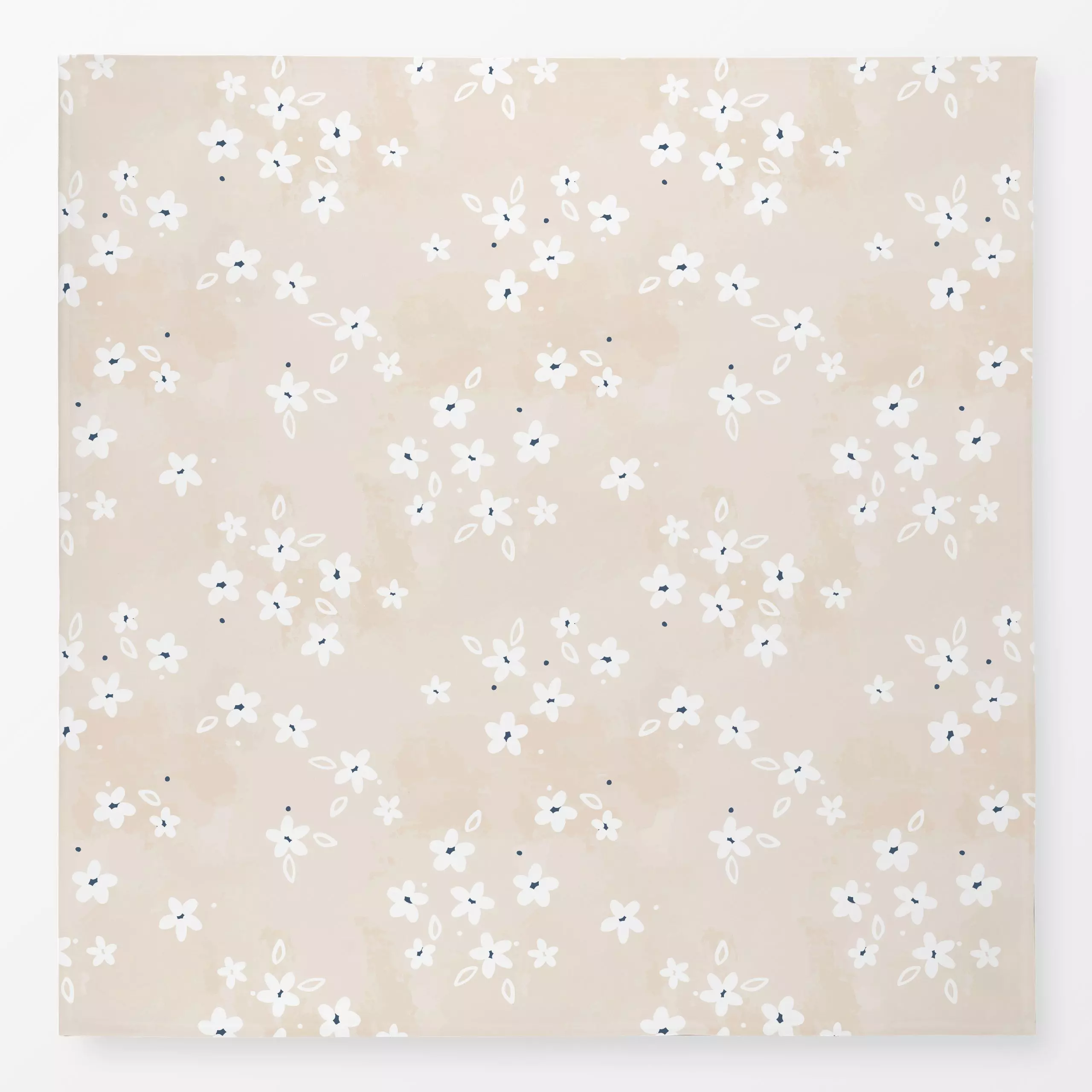 Tischdecke Mini White Flower Pattern - Blumen & Florales, Pflanzen & Botanik - von „Kruth Design"; Blumen, Garten, Sommerblu...