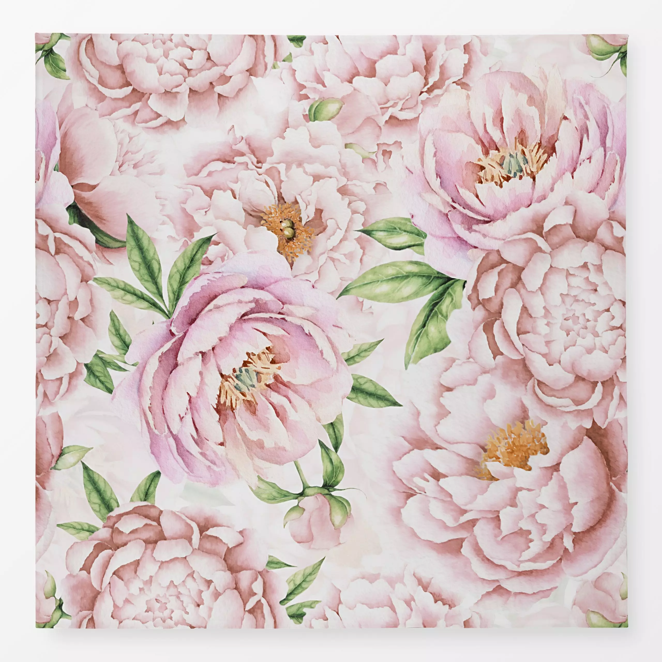 Tischdecke Hellrosa Pfingstrosen, Blumen, Sommer, von Uta Naumann