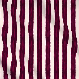 Meterware Brushstroke Stripes berry