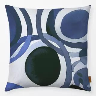 Kissen Watercolor Fun Navy blue
