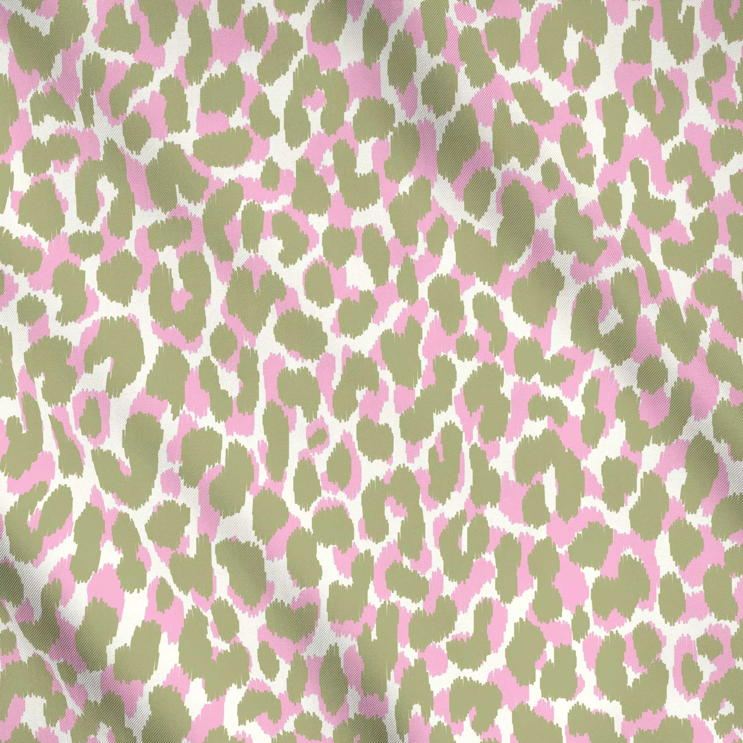 Meterware SAFARI Animal Leo Ikat 2 - Frühling, Sommer, Symbole & Muster - von „Primus Pattern"; Leo, Leopard, animal, ikat, ...