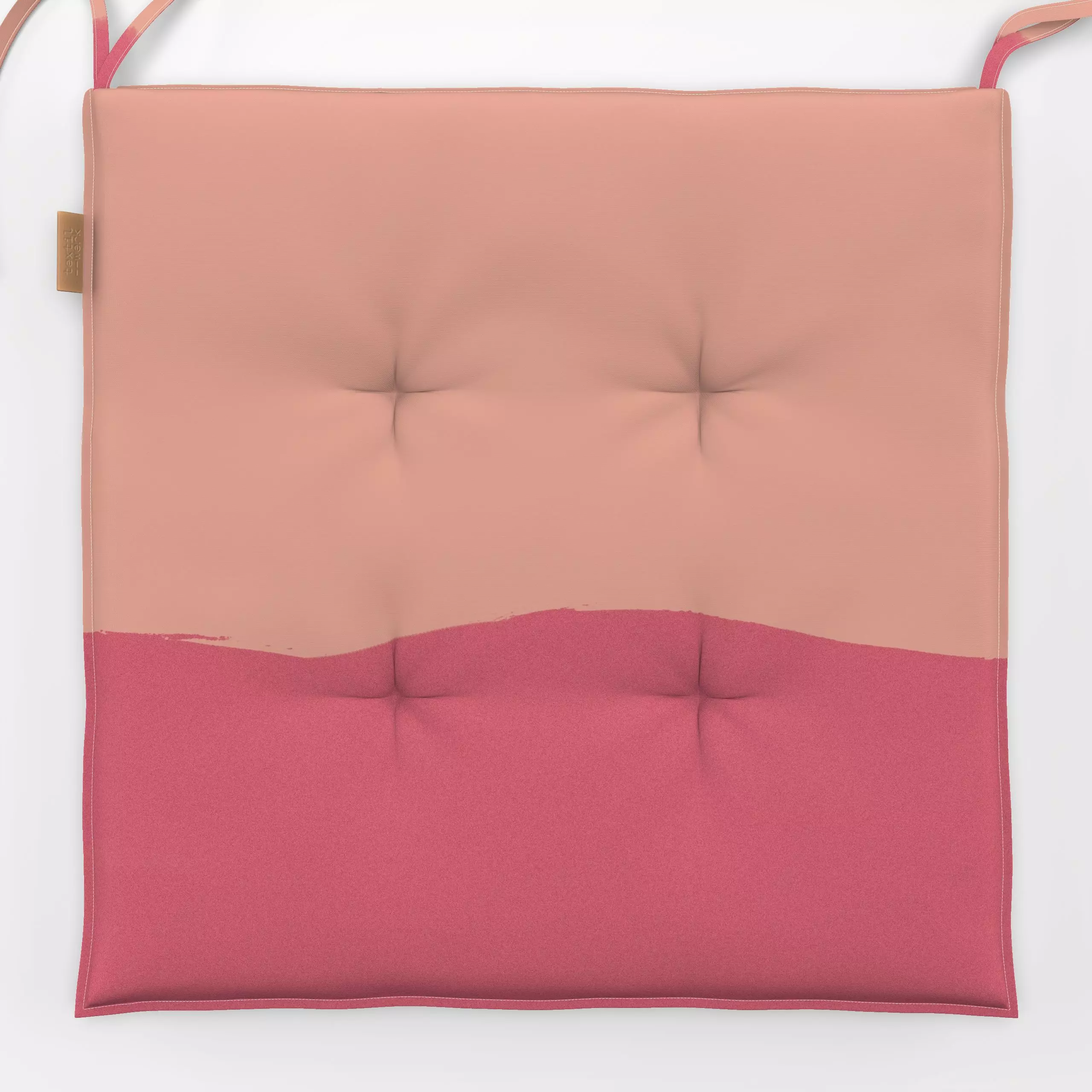 Sitzkissen Sommerstreifen Strand - Frühling, Sommer, Symbole & Muster - von „Maria Eugênia Zanchet"; Textur, Pinselstrich, A...