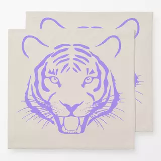 Servietten Tiger Lavender