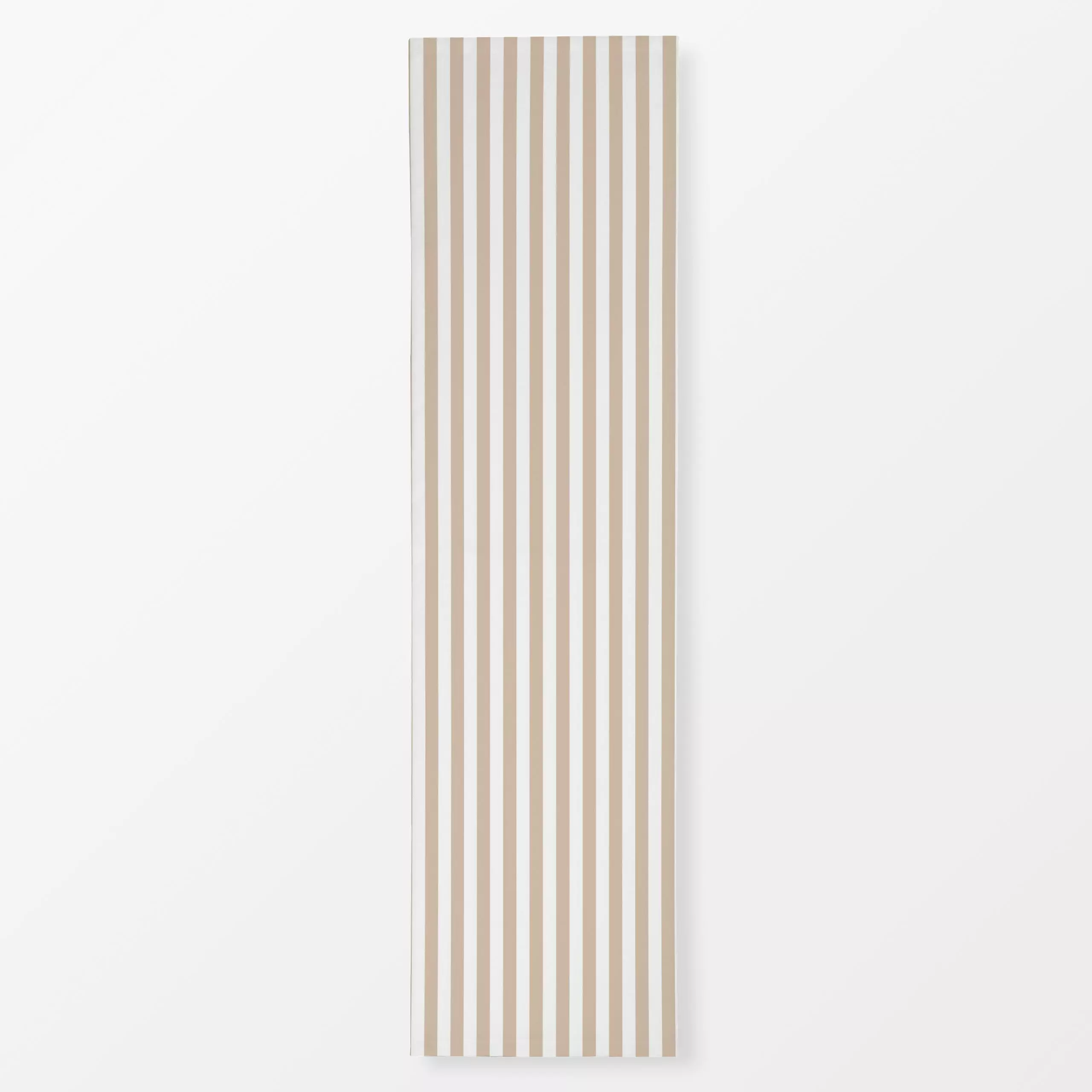 Tischläufer Desert Sand Stripes - Symbole & Muster - von „BOUDOIR BOBO"; Streifen, Sand, beige, Weiss, stripes, white, Strei...