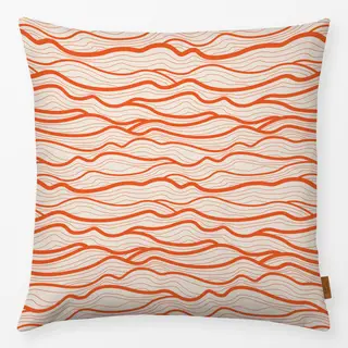 Kissen Organic Waves orange