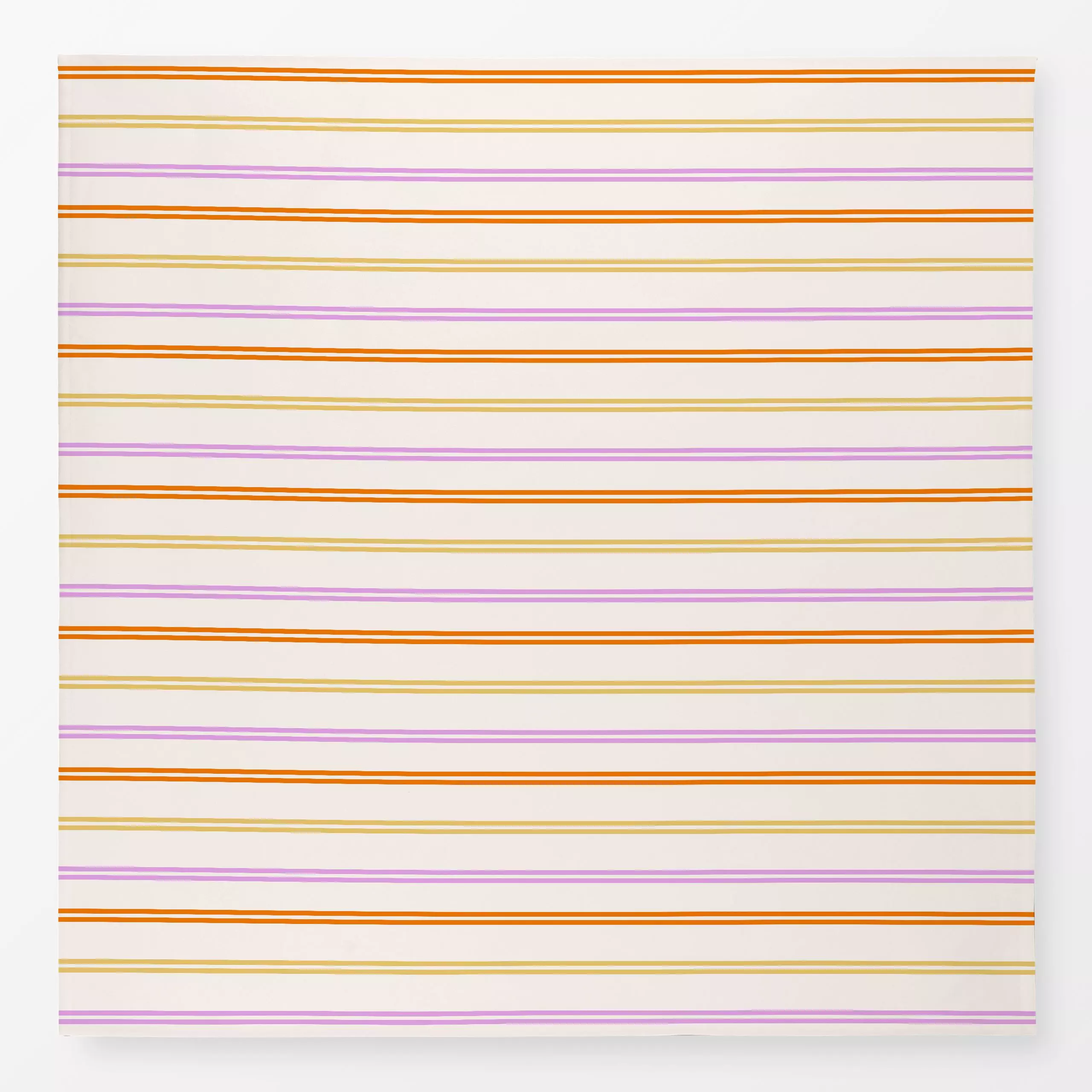 Tischdecke trio stripes - Symbole & Muster - von „Patries Elisabeth"; minimal, Orange, pink, gelb, Koralle, streifenliebe, s...