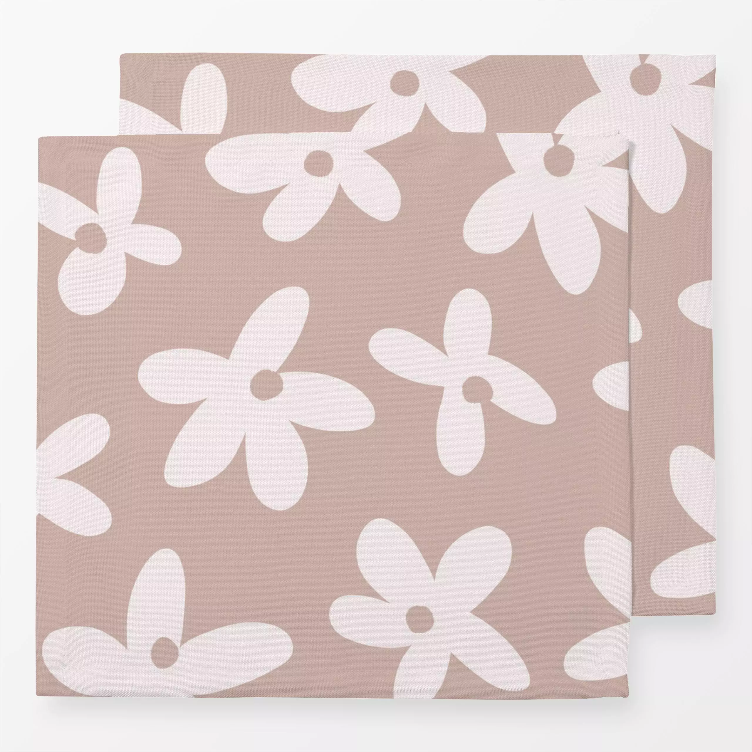 Servietten Blumenwiese im Frühling 1 - Blumen & Florales, Frühling - von „Uta Naumann"; skandinavisch, Blumen, Blüten, Wildb...