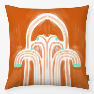 Kissen Fliese Terracotta