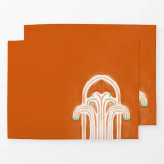 Tischset Fliese Terracotta