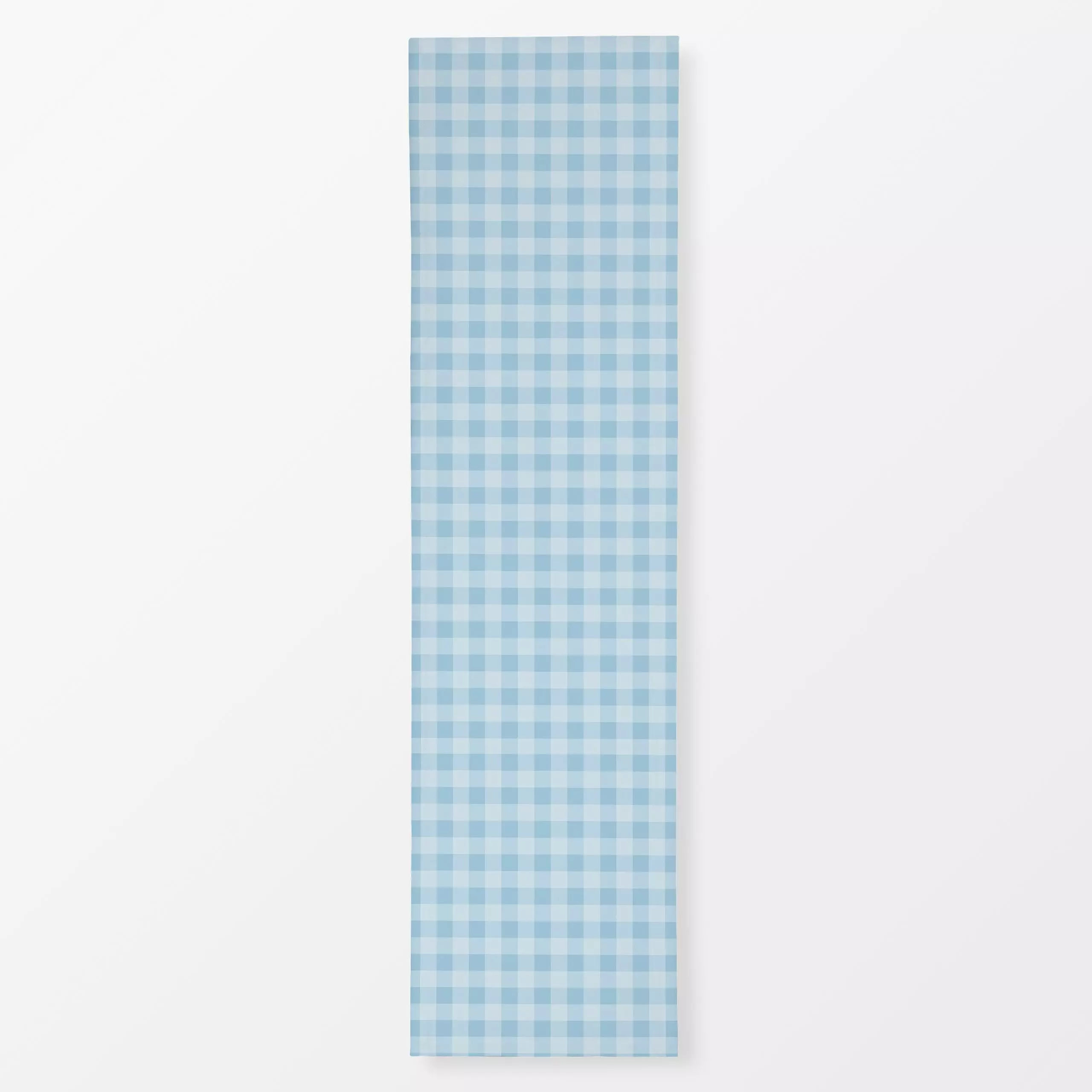 Tischläufer Karomuster blau, gemustert, Sommer, von Kerstin Ax