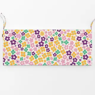 Bankauflage Blumenmuster Magic