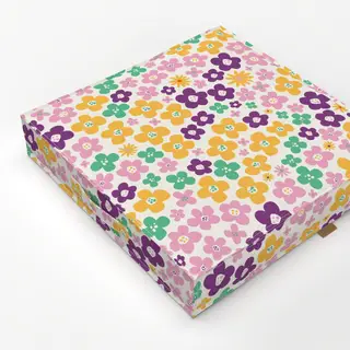 Bodenkissen Blumenmuster Magic