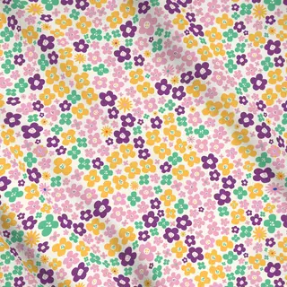 Meterware Blumenmuster Magic