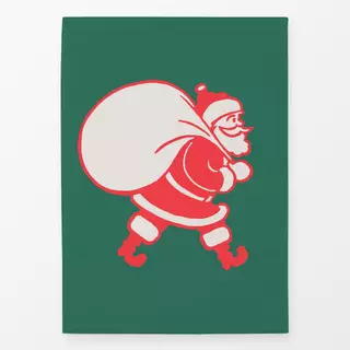 Geschirrtuch Santa Claus grün
