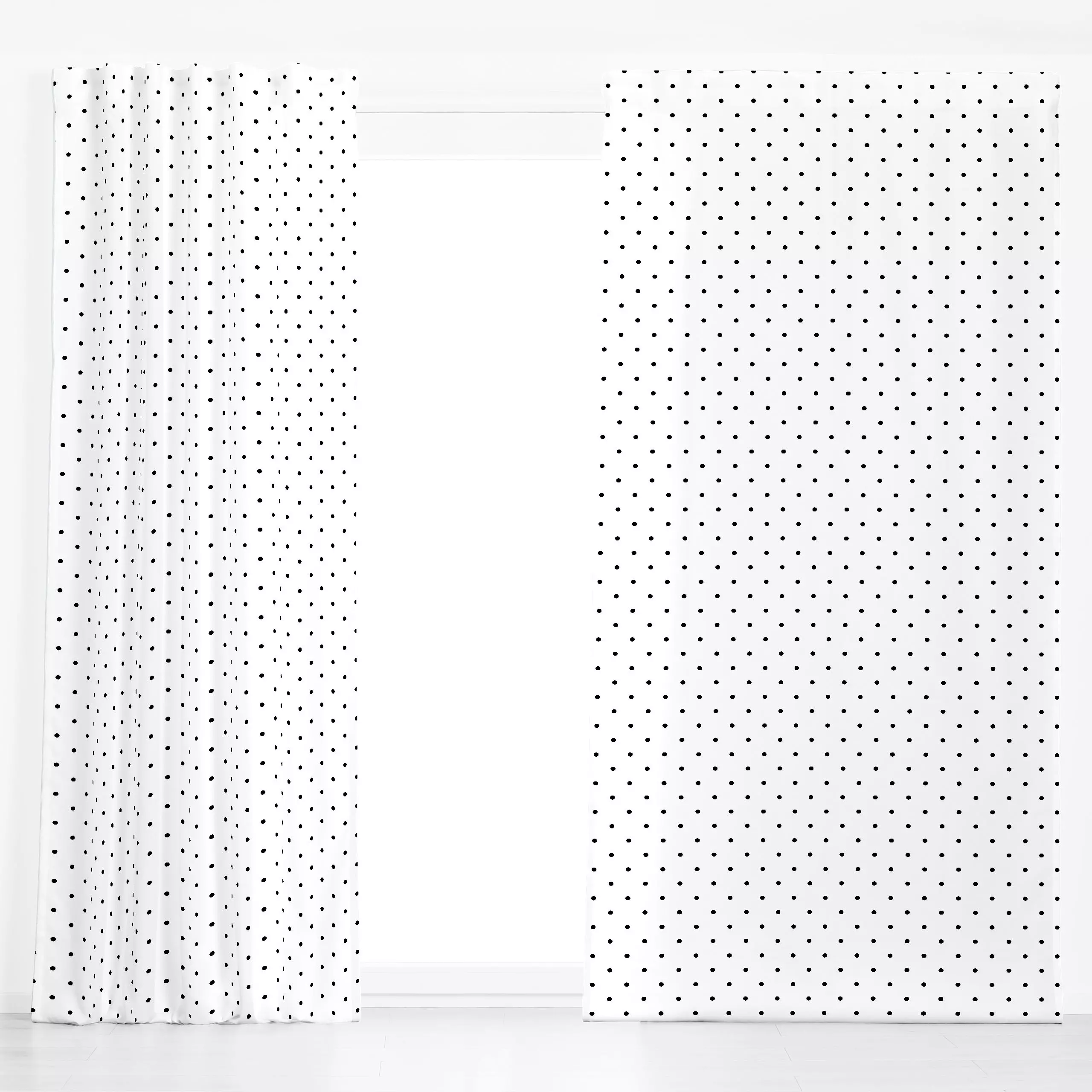 Dekovorhang Polka - Symbole & Muster - von „Julia Schumacher"; Punkte, Dots, gepunktet, Happy, juliaschumacher, Polkadots, H...