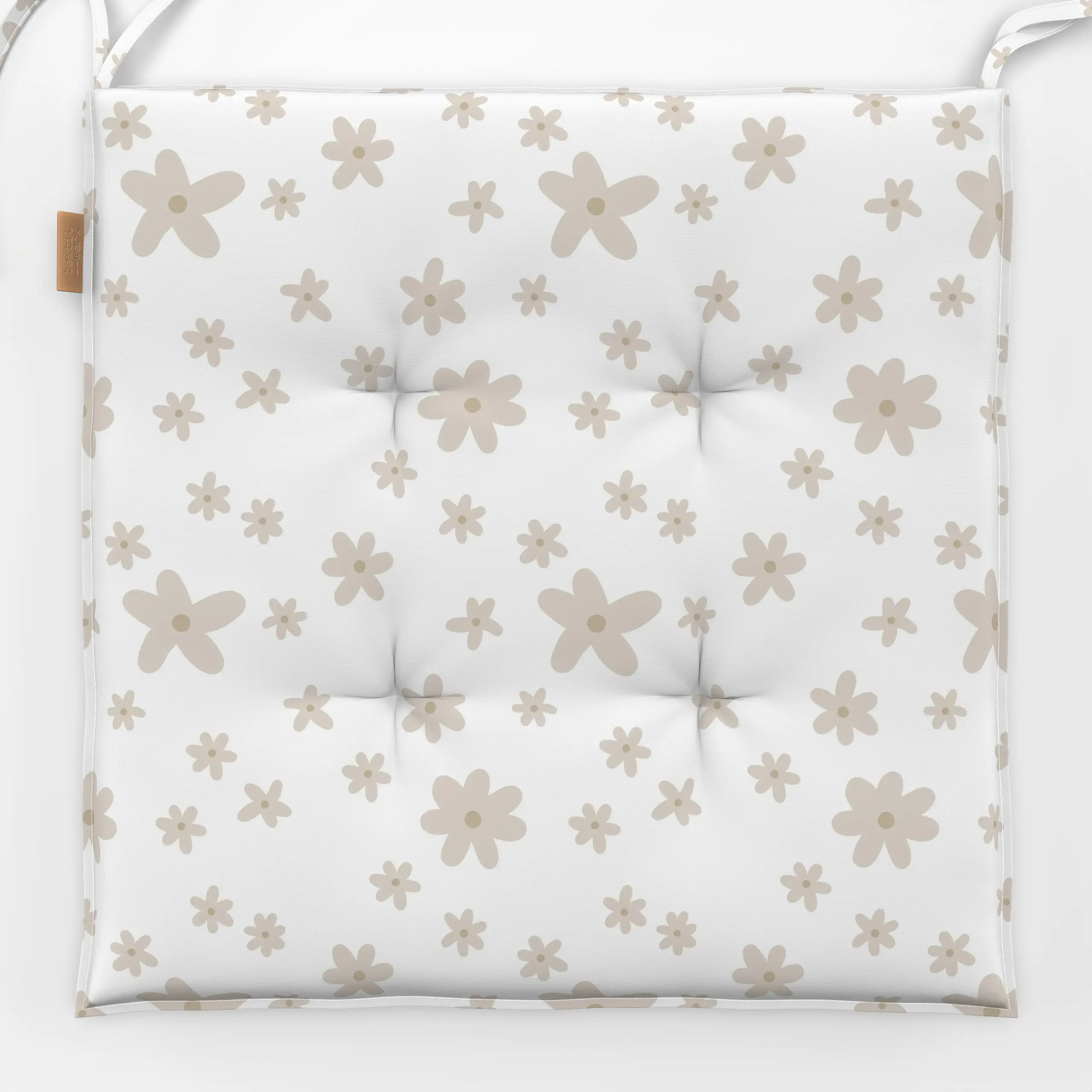 Sitzkissen Bluemchen Muster 1 - Blumen & Florales, Frühling, Ostern - von „Julia Reyelt"; boho, Blumen, Garten, Wildblumen, ...