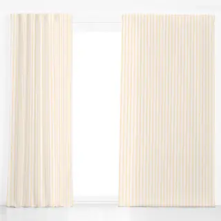 Dekovorhang Streifen Butteryellow