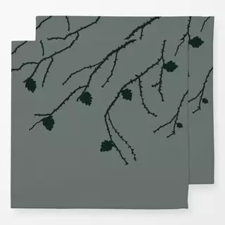 Servietten Grøn Lærk