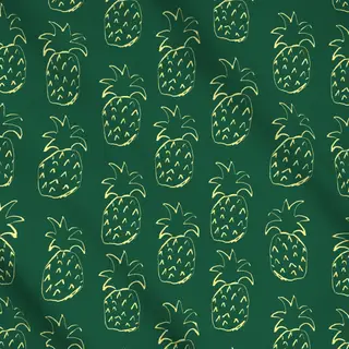 Meterware Playful Pineapple Pattern