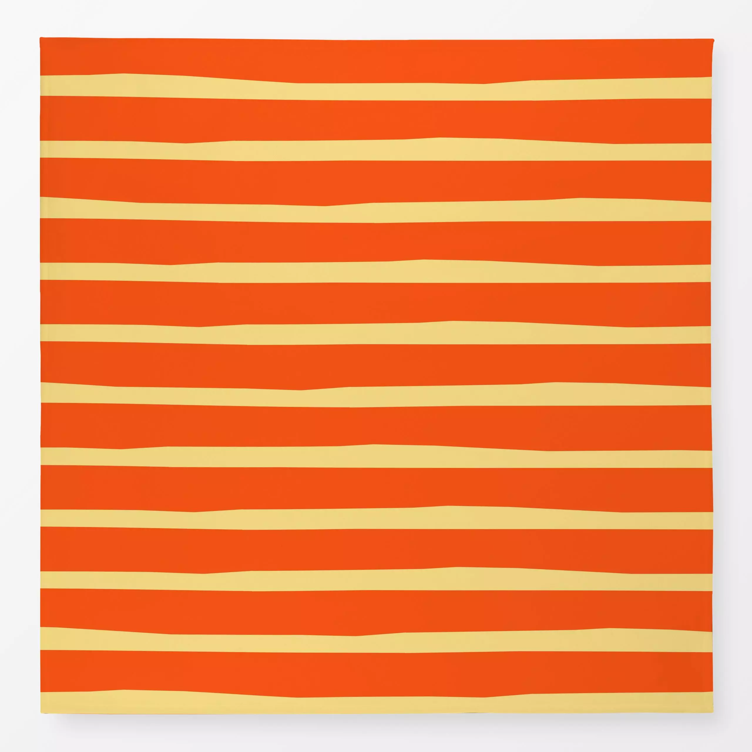 Tischdecke Bold stripes red yellow, gemustert, von Lisa Jasmin Bauer