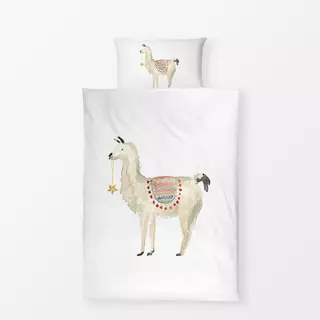 Bettwäsche Weihnachtslama