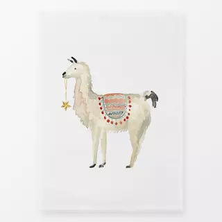 Geschirrtuch Weihnachtslama
