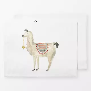Tischset Weihnachtslama