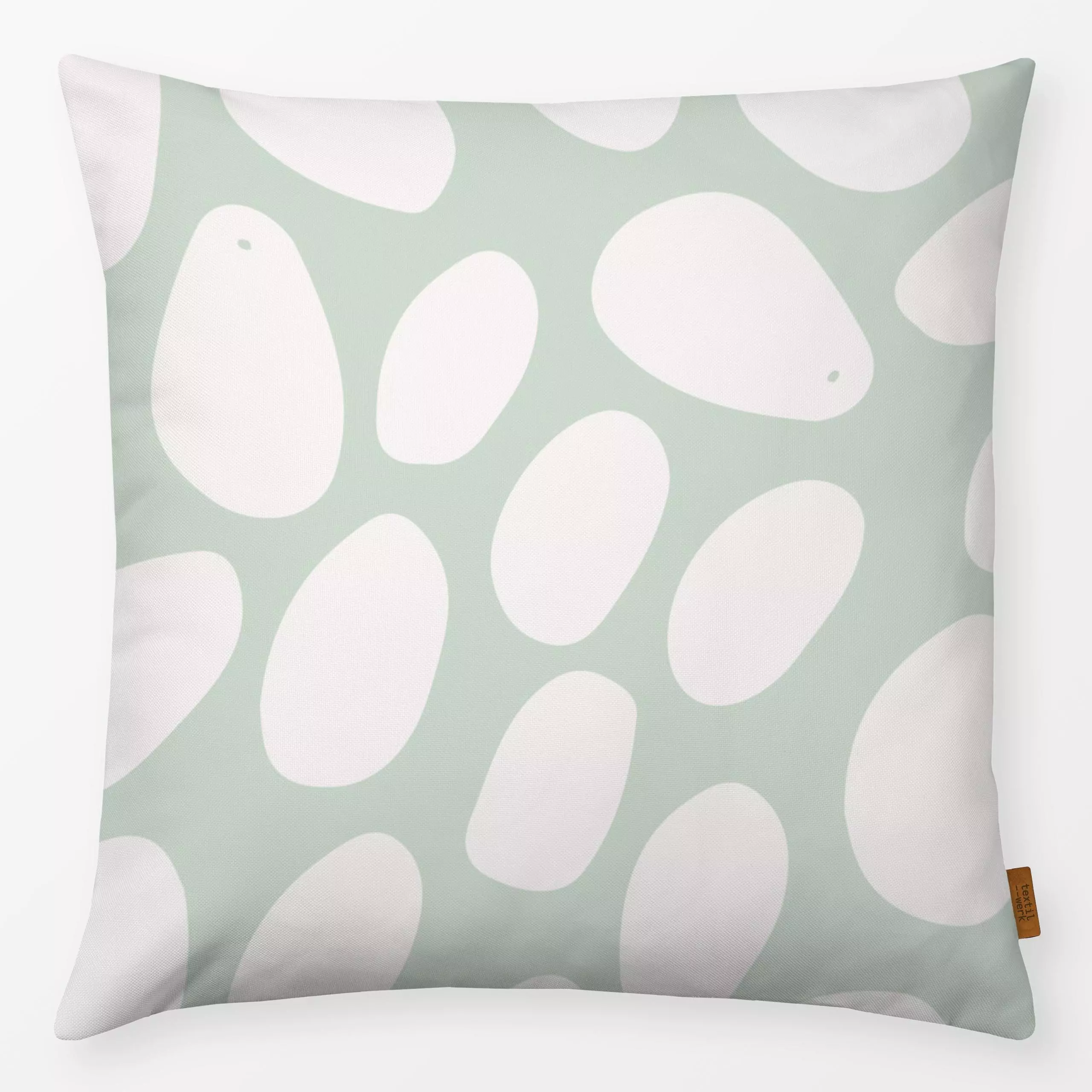 Kissen Ostereier Tanz - Frühling, Symbole & Muster, Ostern - von „Uta Naumann"; Muster, abstrakt, skandinavisch, Hygge, Oste...