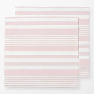 Servietten Streifen Rosa