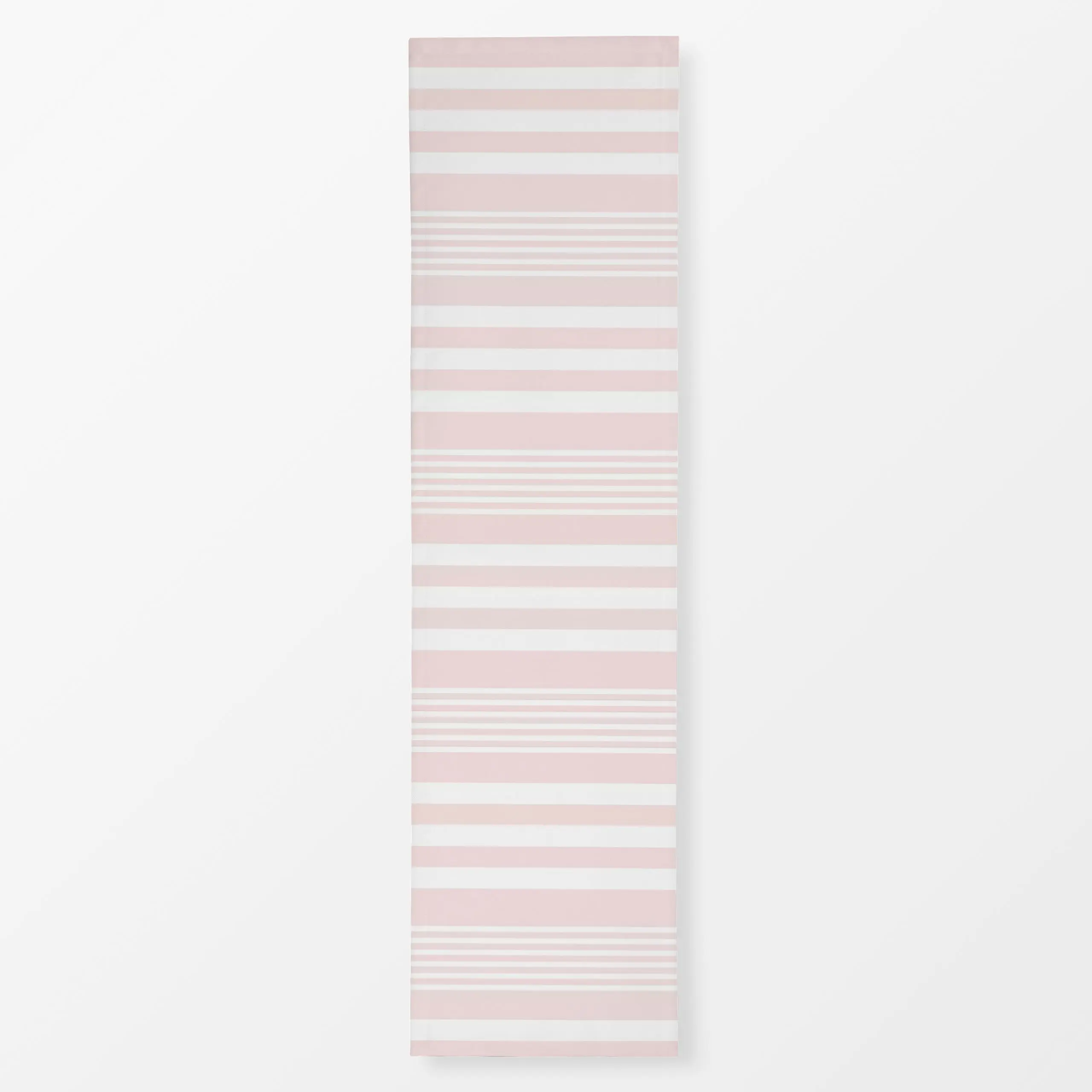 Tischläufer Streifen Rosa, gemustert, Sommer, von Katrin Graff