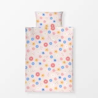 Bettwäsche Blumenmuster groß