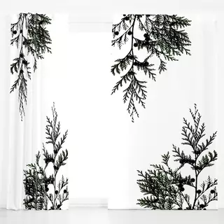 Dekovorhang Winter Branches 14