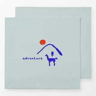 Servietten Mountain Adventure