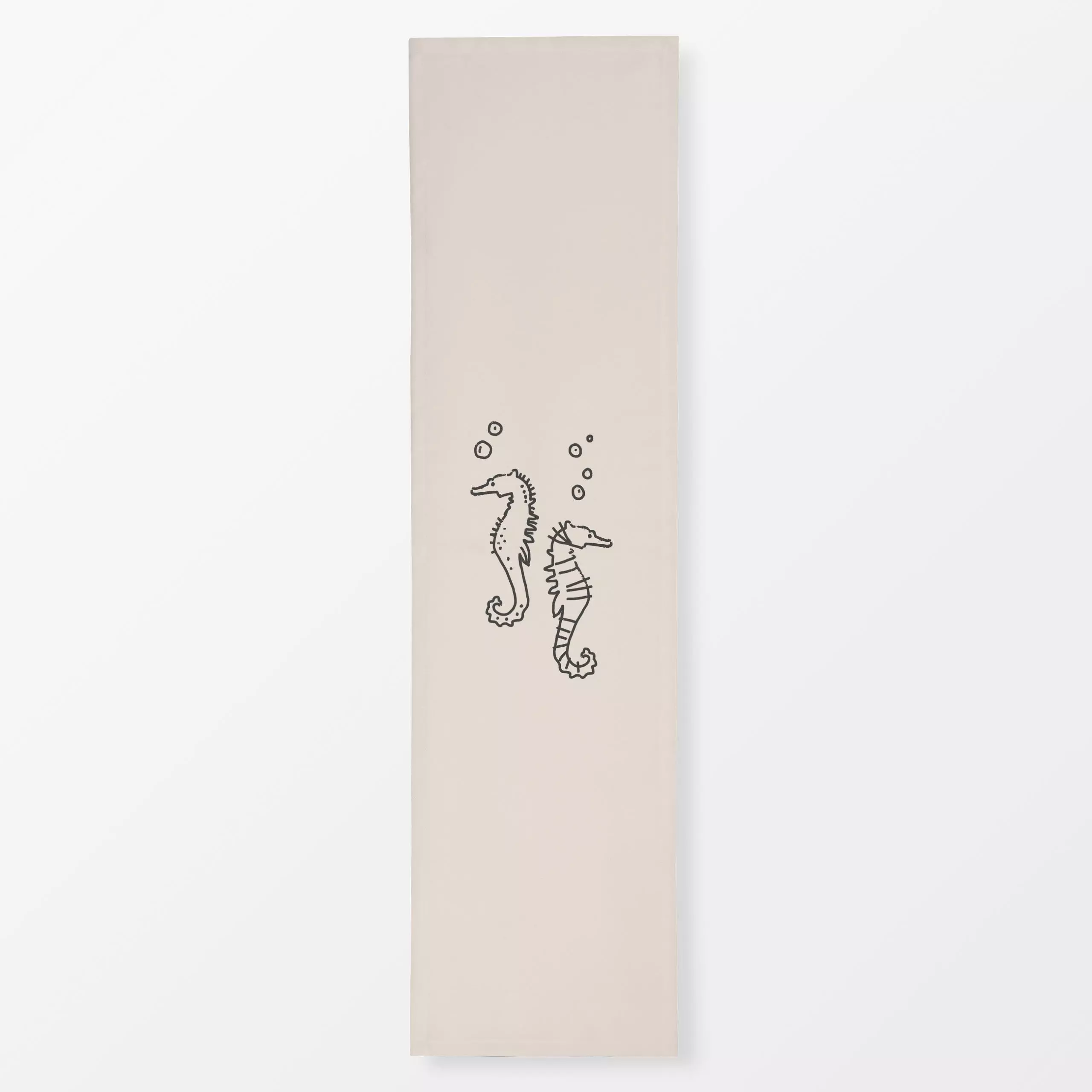 Tischläufer Seepferd, Blumen, Tiere, Sommer, von Kruth Design