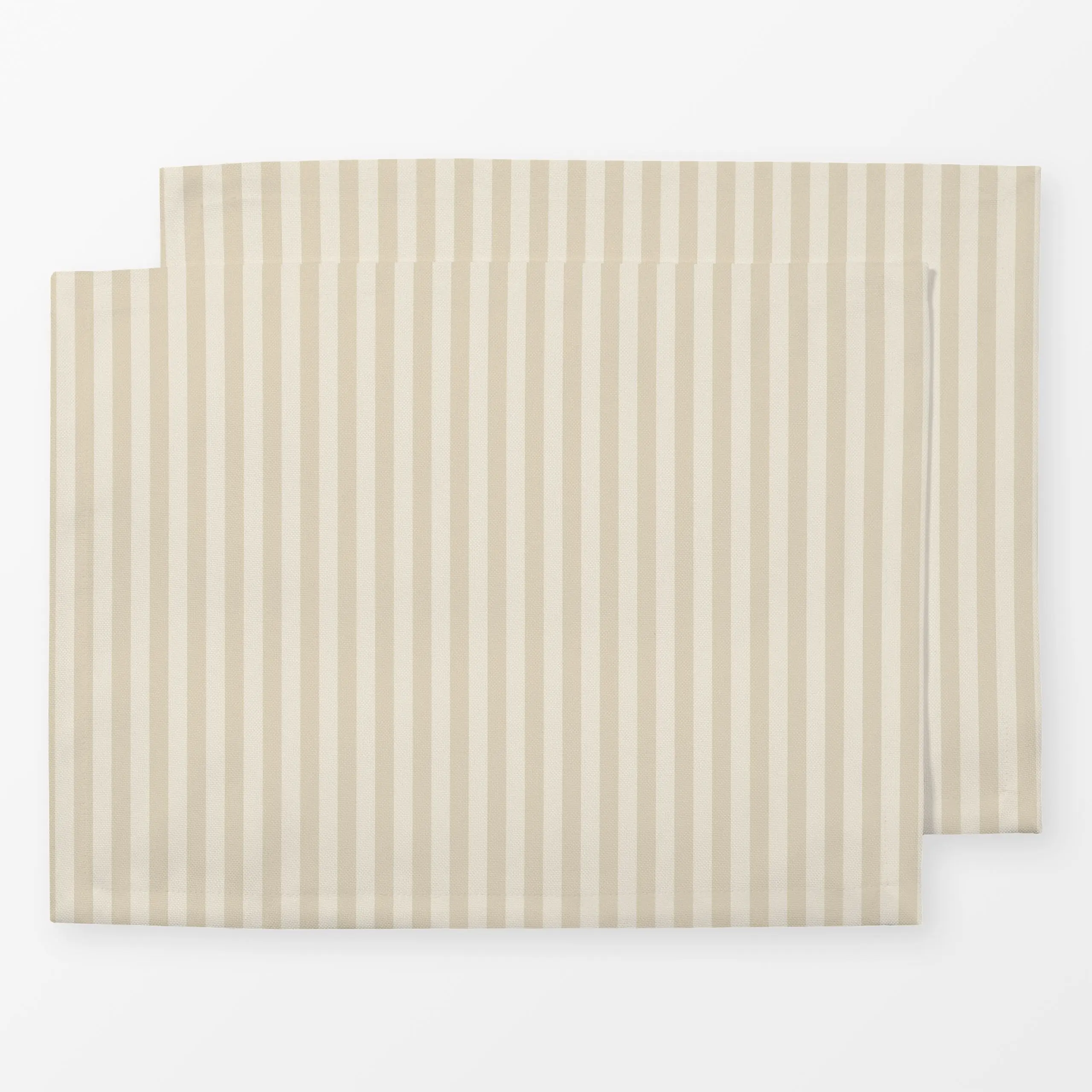 Tischset Landliebe Streifen beige, gemustert, Sommer, von Julia Schumacher