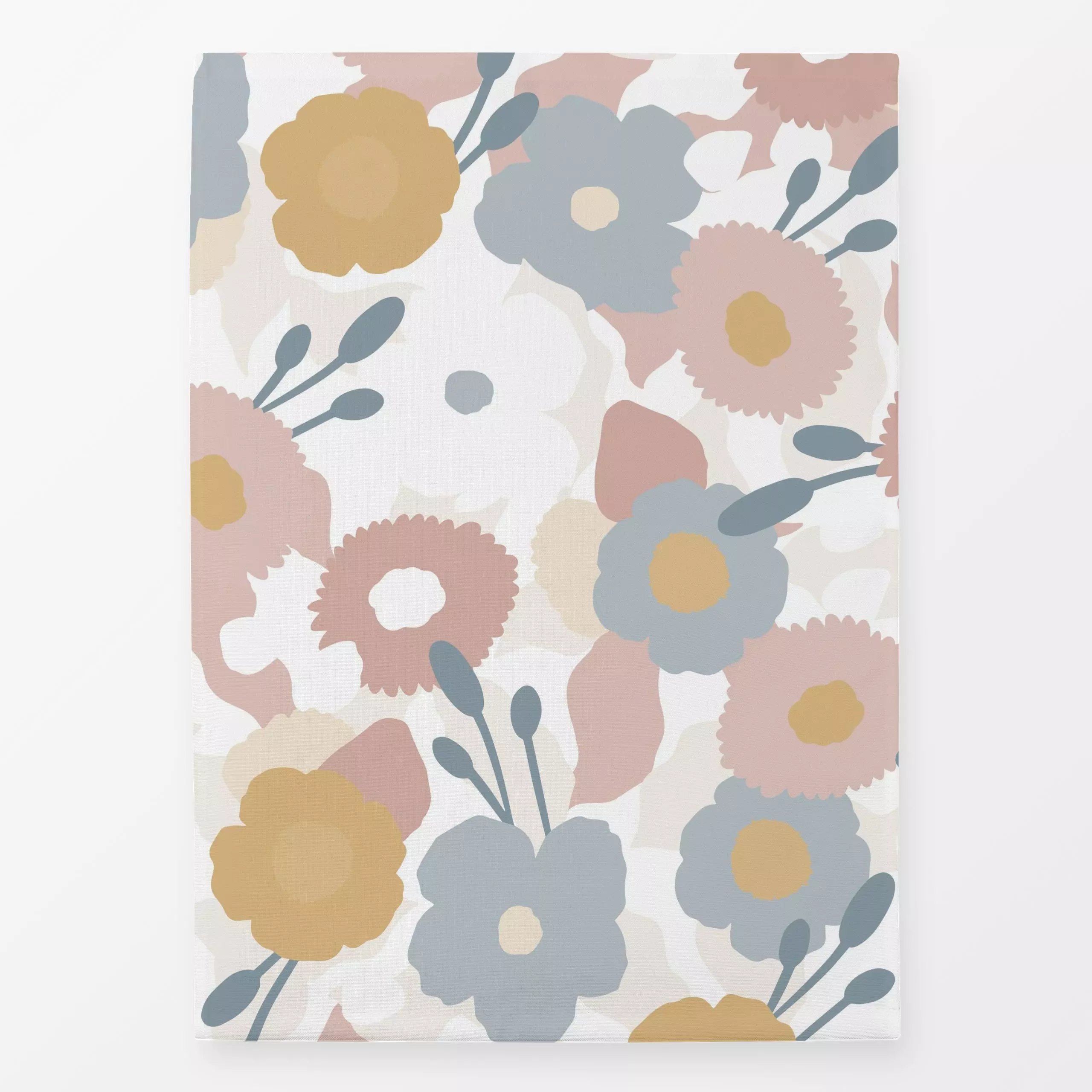 Geschirrtücher Pastell-abstrakte Blumen - Blumen & Florales, Symbole & Muster, Pflanzen & Botanik - von „Sara Maria"; abstra...