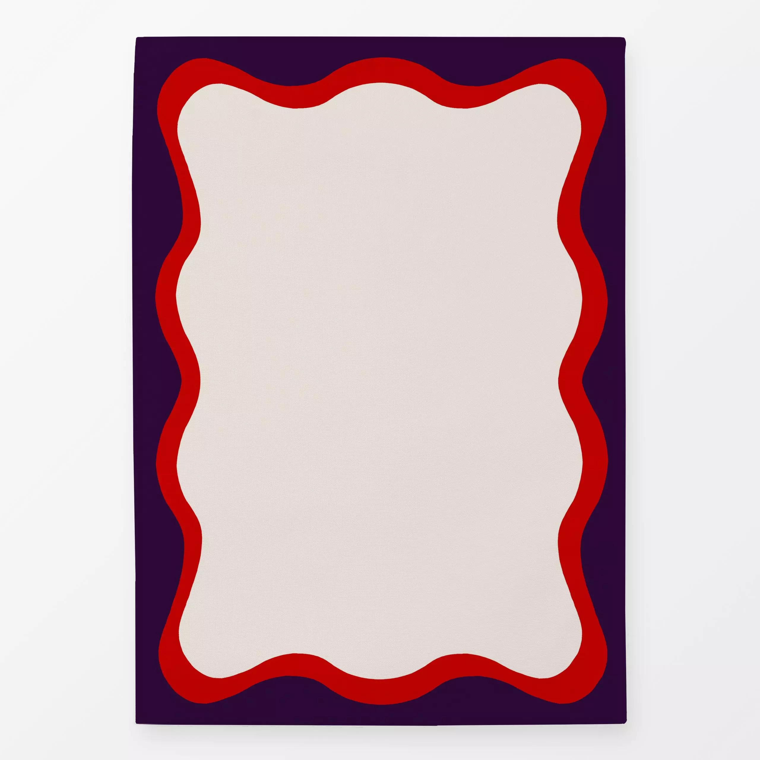 Geschirrtücher Welle Rot Lila - Symbole & Muster - von „Sophie Augustin Illustration"; modern, grafisch, Welle, Esstisch, Ti...