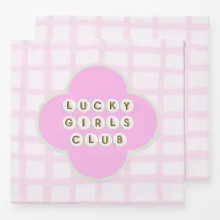 Servietten Lucky Girls Club