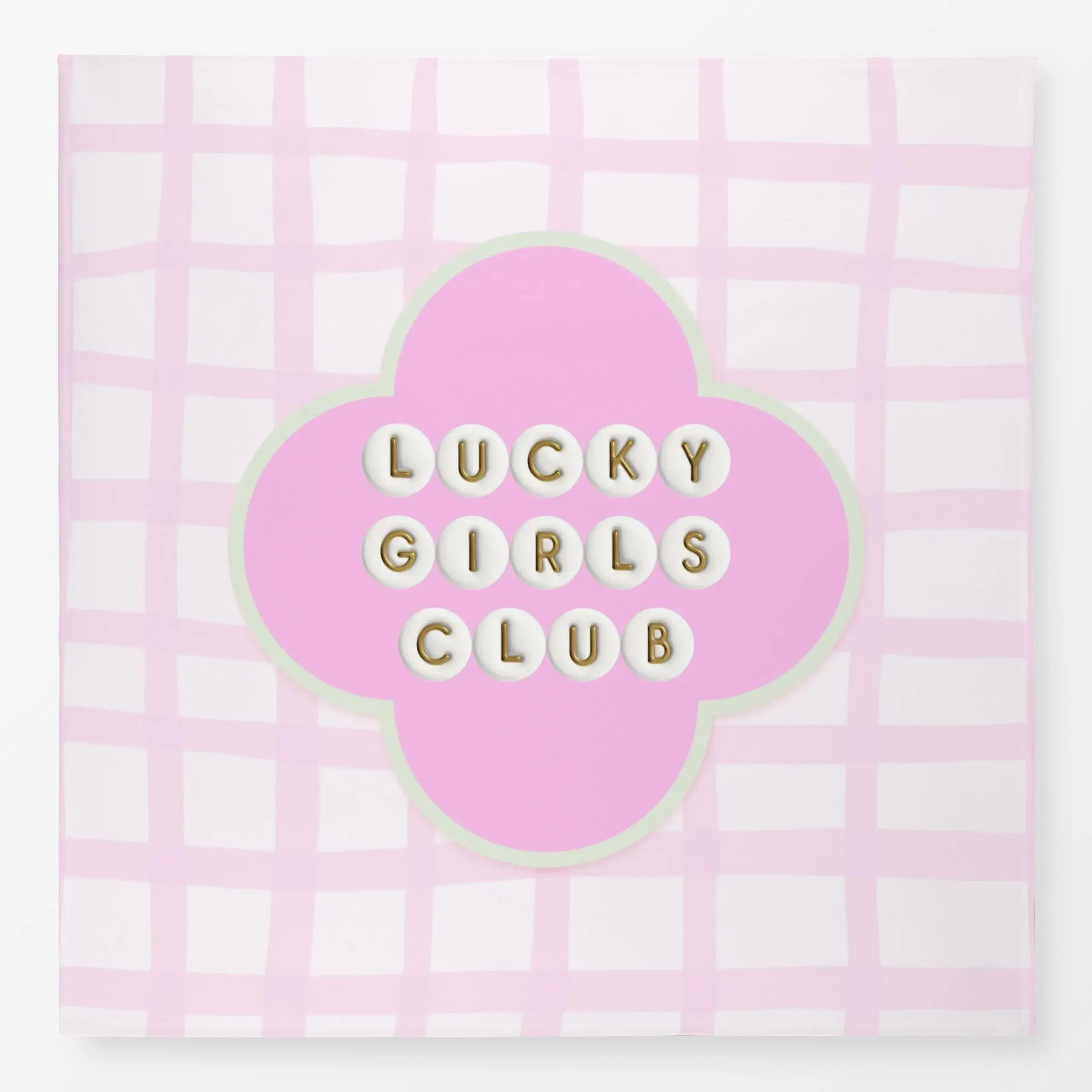 Tischdecke Lucky Girls Club, Spruch, Tiere, von Monika Strigel