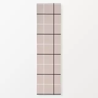 Tischläufer Großes Karo beige schwarz