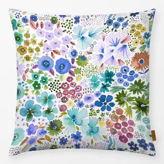 Kissen Artistic Kleine Blumen Blau