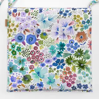Sitzkissen Artistic Kleine Blumen Blau