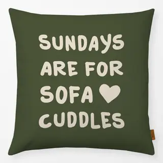 Kissen Sundays Are For Sofa Cuddles