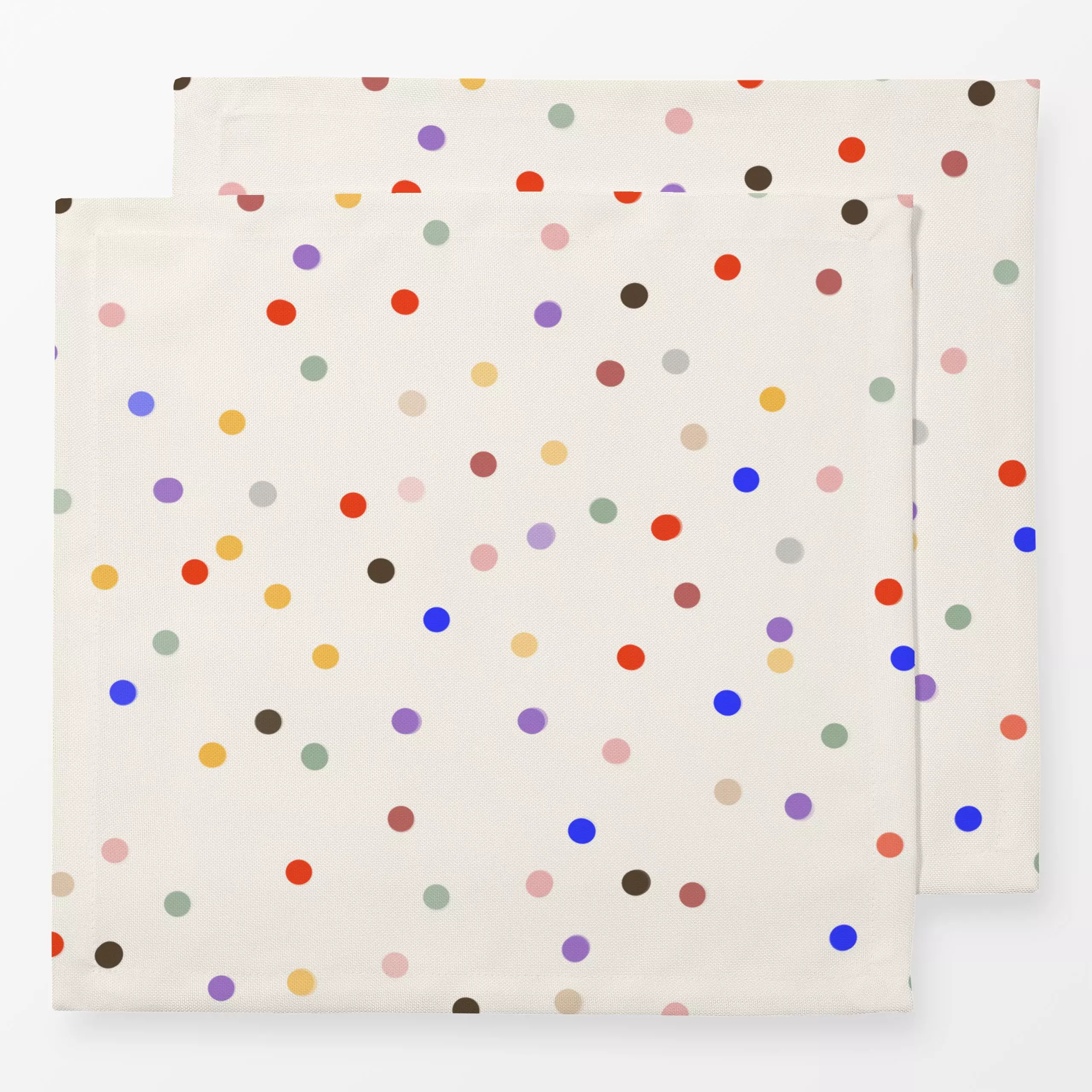 Servietten Punkte bunt klein - Kinderzimmer & Motive für Kinder, Symbole & Muster - von „Jana Driver"; Punkte, Dots, Kinderz...